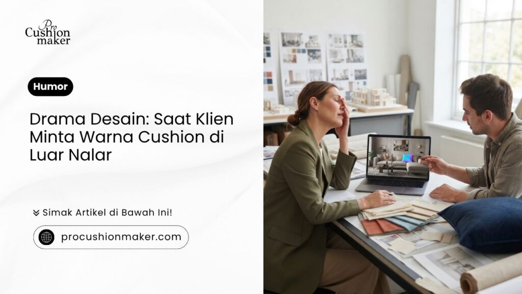 Drama Desain: Saat Klien Minta Warna Cushion di Luar Nalar